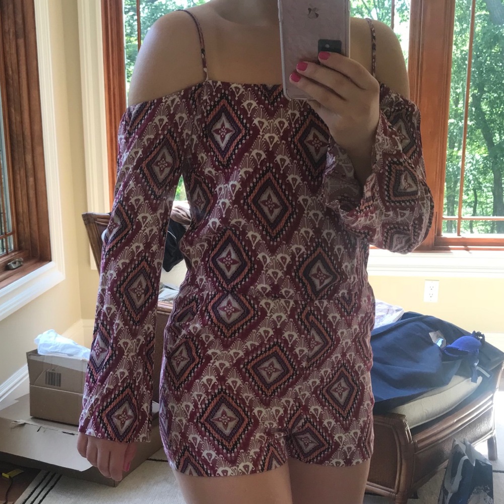 Socialite pink romper